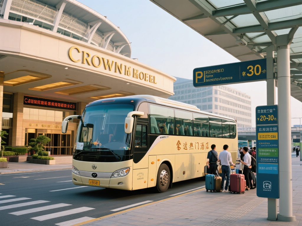 不少机场提供直达热门酒店或地标性建筑的巴士服务，体