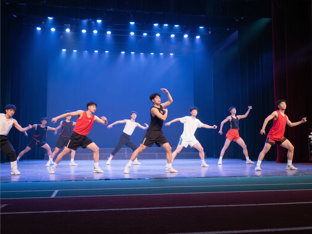 体育生戴皇冠:从操场到舞台的华丽蜕变 (体育生戴皇冠:从操场奔跑到舞台光芒的惊艳蜕变) 这种跨界尝试并非个例。许多体育生在接触舞蹈、戏剧甚